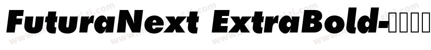 FuturaNext ExtraBold字体转换
